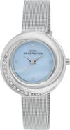 BCBG Nova 3 Faux Leather Strap Watch, 35mm