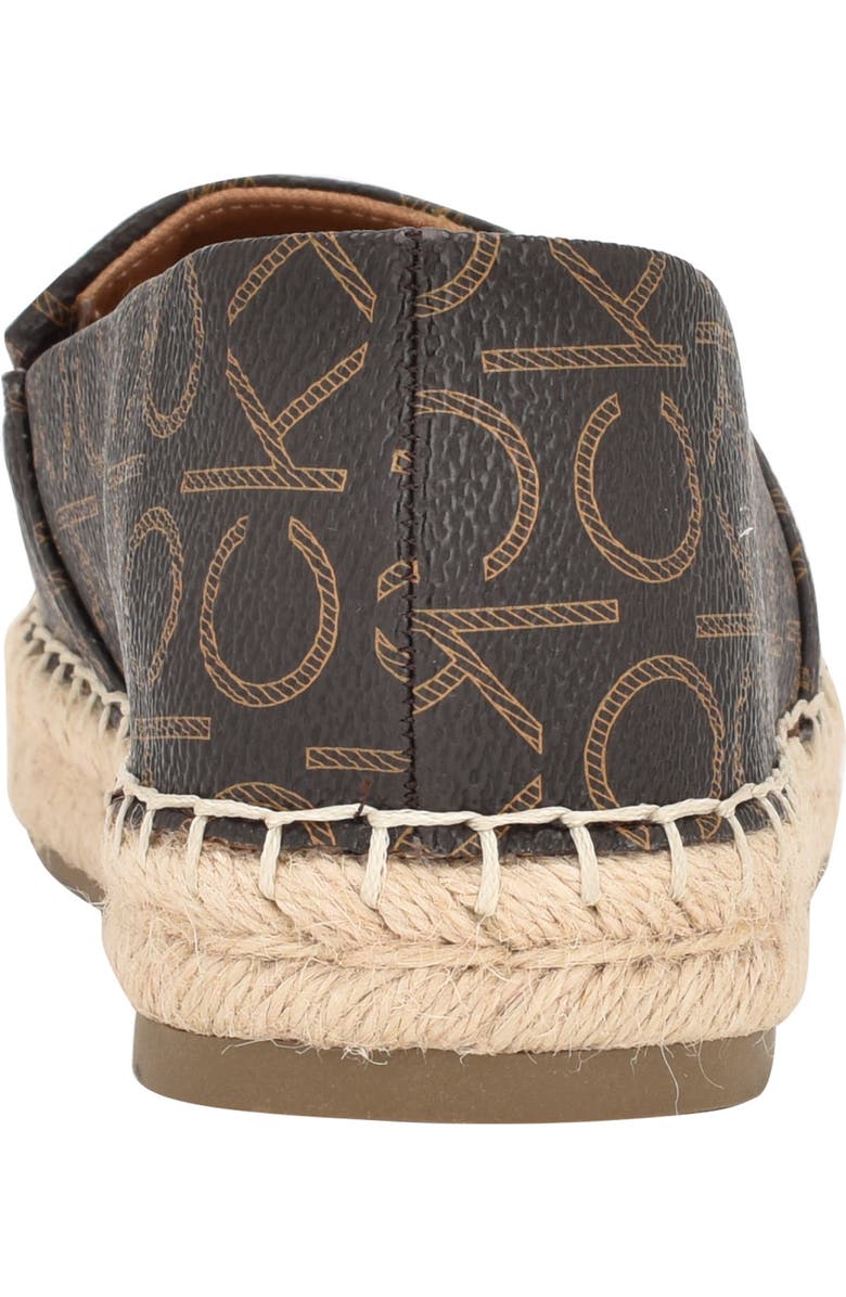Calvin Klein Popular Espadrille Flat, Alternate, color, Brown