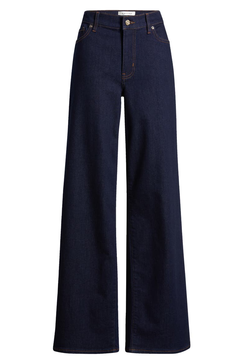 Long Le Slim Palazzo High Waist Wide Leg Jeans, Alternate, color, RINSE