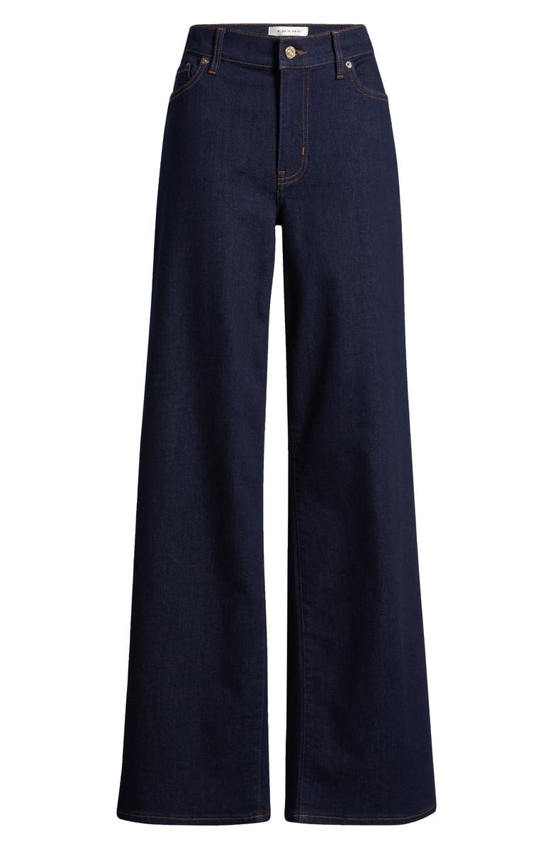 FRAME Long Le Slim Palazzo High Waist Wide Leg Jeans, Alternate, color, Rinse