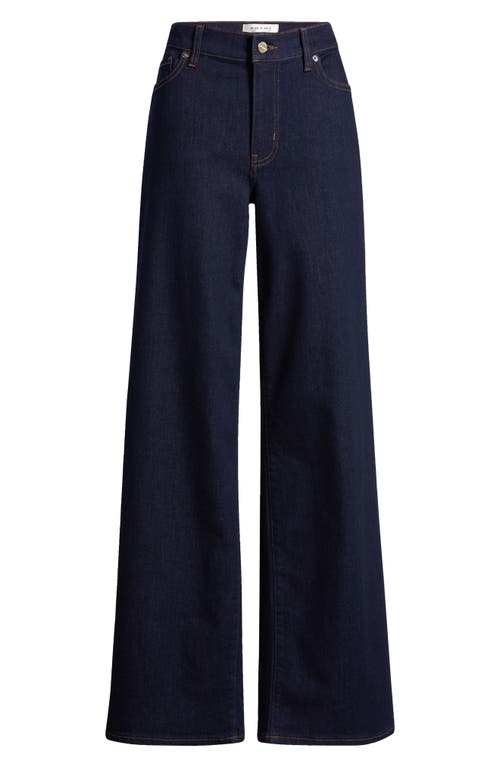 Frame Le Slim Palazzo High Waist Wide Leg Jeans In Blue