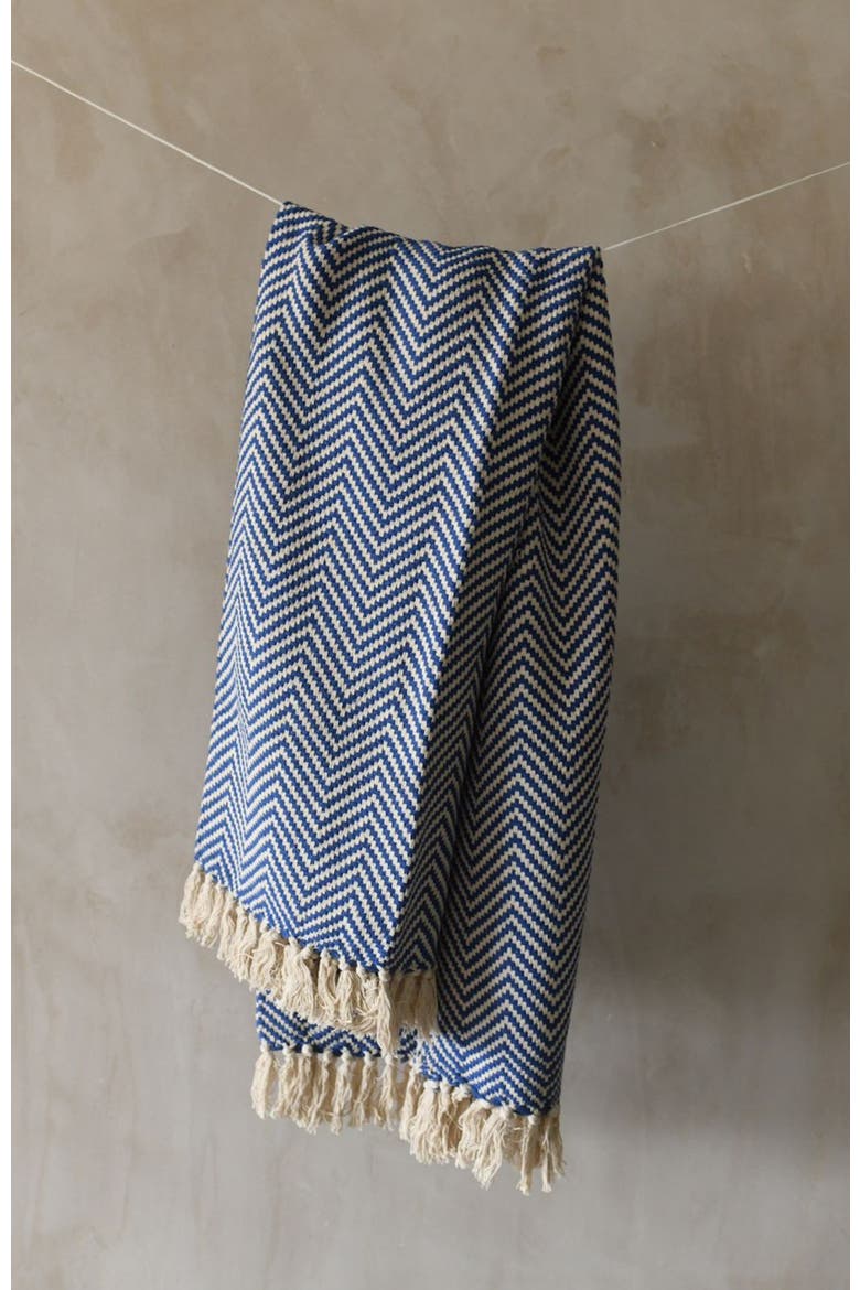 Cara Throw, Alternate, color, Blue