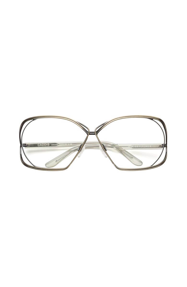 Caddis Birdcage | Reading Glasses, Main, color, Matte Vintage Gold