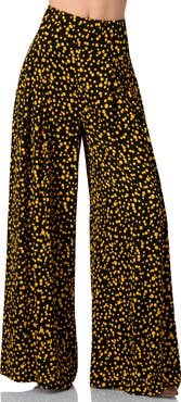 IVONNE Wide-Leg Polka Dot Pants