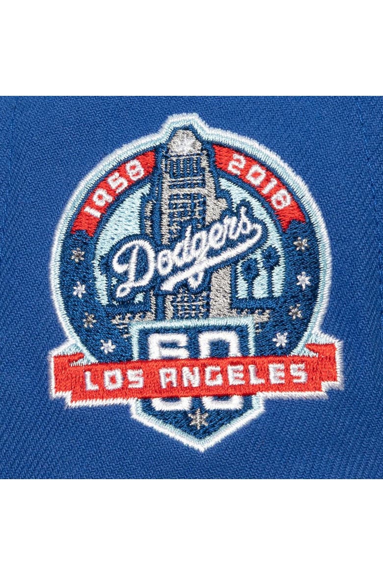 Men's Mitchell & Ness Royal/Gray Los Angeles Dodgers Bases Loaded Fitted Hat, Alternate, color, Royal
