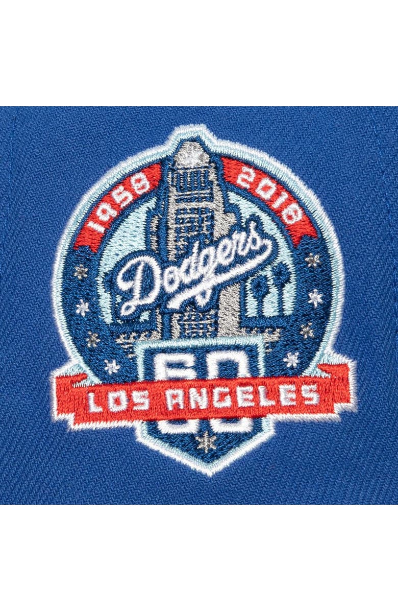 Mitchell & Ness Men's Mitchell & Ness Royal/Gray Los Angeles Dodgers Bases Loaded Fitted Hat, Alternate, color, Royal