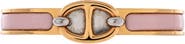 Pre-Owned Hermes Mini Clic Chaine d'Ancre Bracelet Metal and Enamel