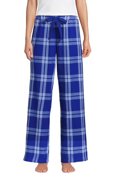 Print Flannel Pajama Pants