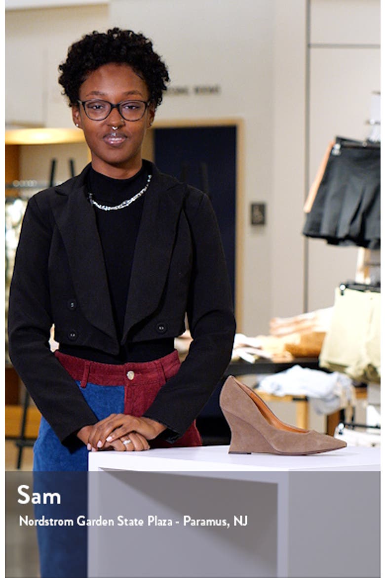Carina Square Toe Wedge Pump video