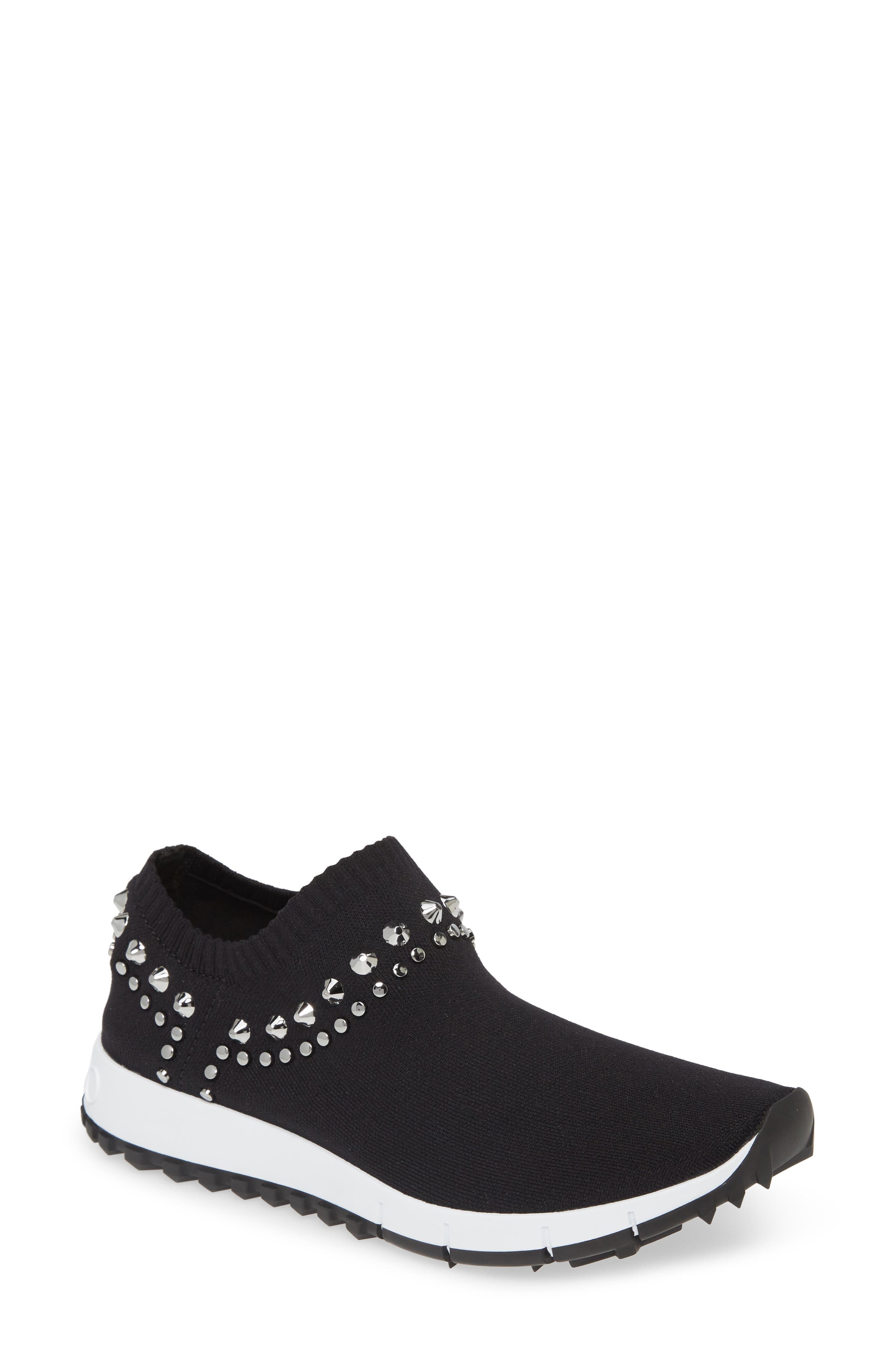 Jimmy Choo Verona Studded Knit Sneaker, Main, color, 