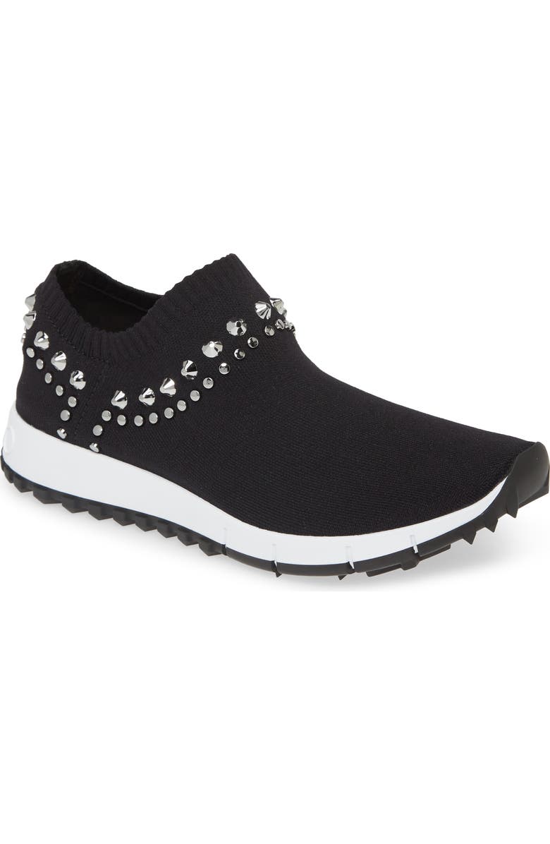 Jimmy Choo Verona Studded Knit Sneaker, Main, color,