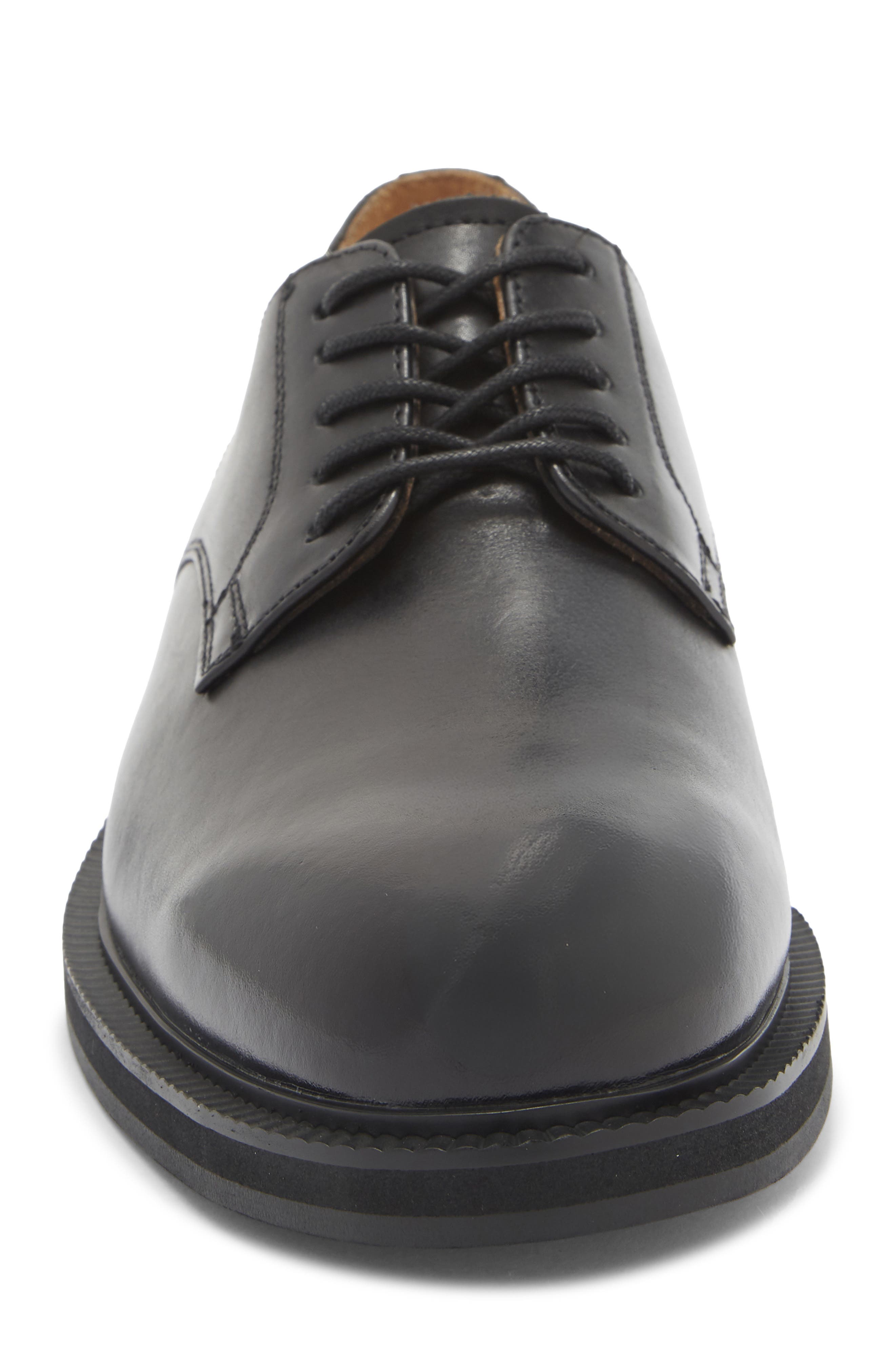 Bowery Lace-Up Derby, Alternate, color, BLACK