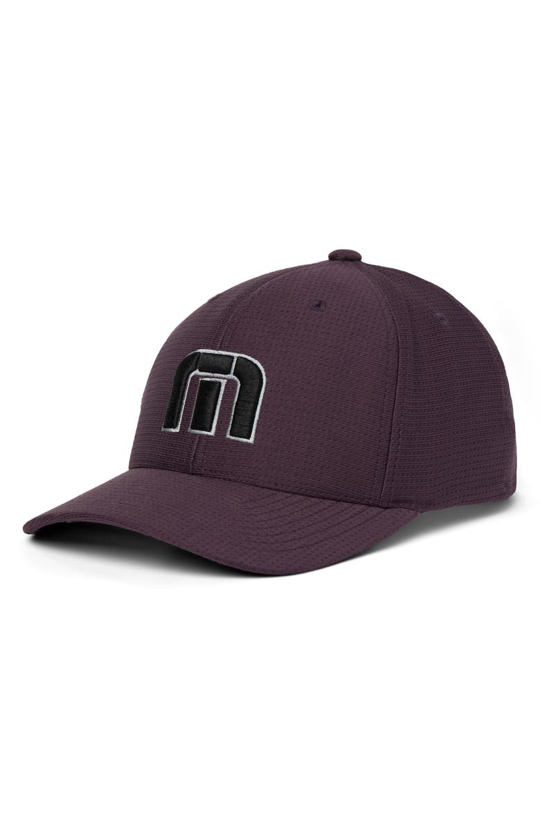 TravisMathew Bahamas Snapback Baseball Cap, Alternate, color, Plum