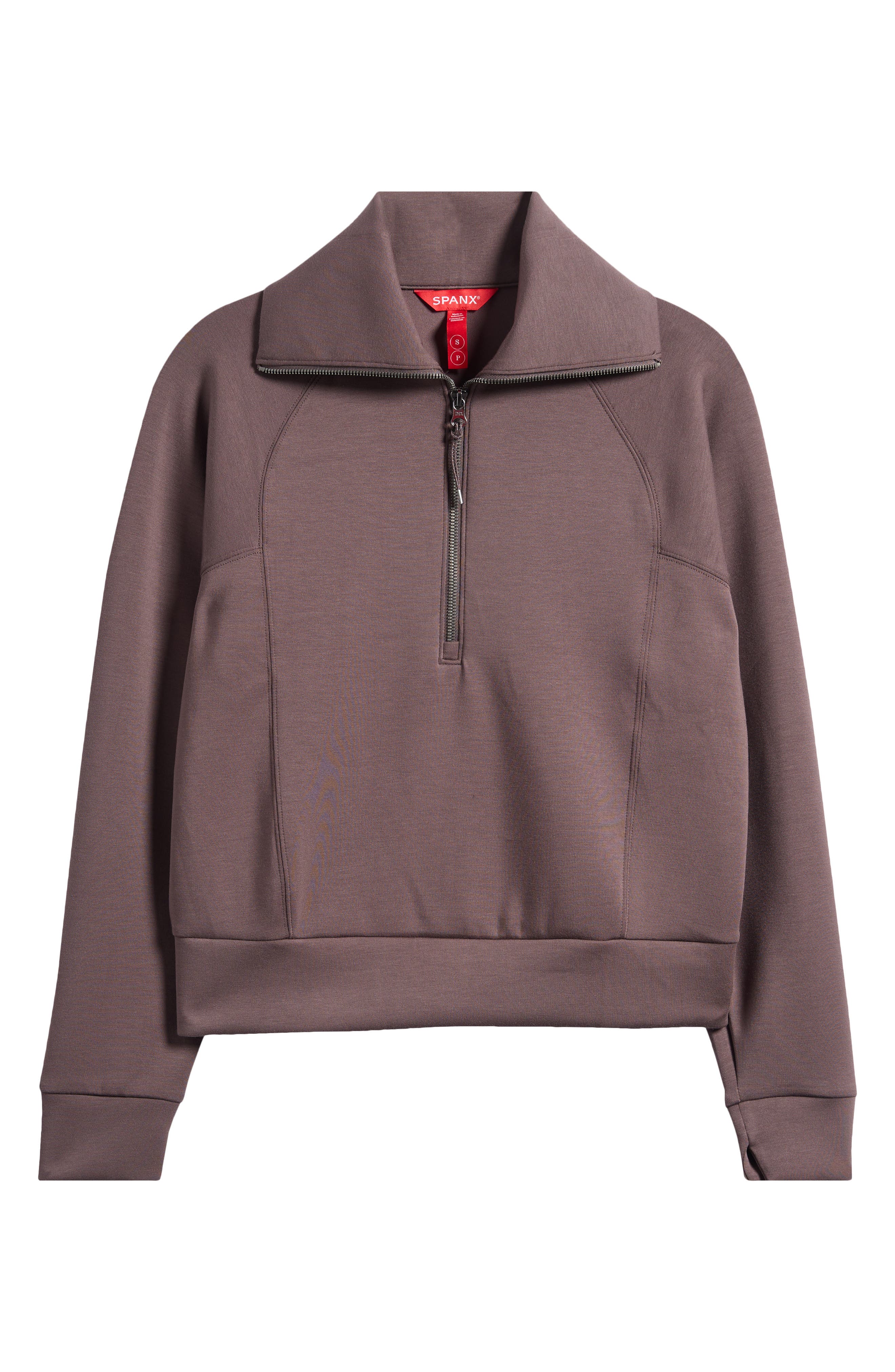 SPANX® AirEssentials Half Zip Sweatshirt (Women) | Nordstrom