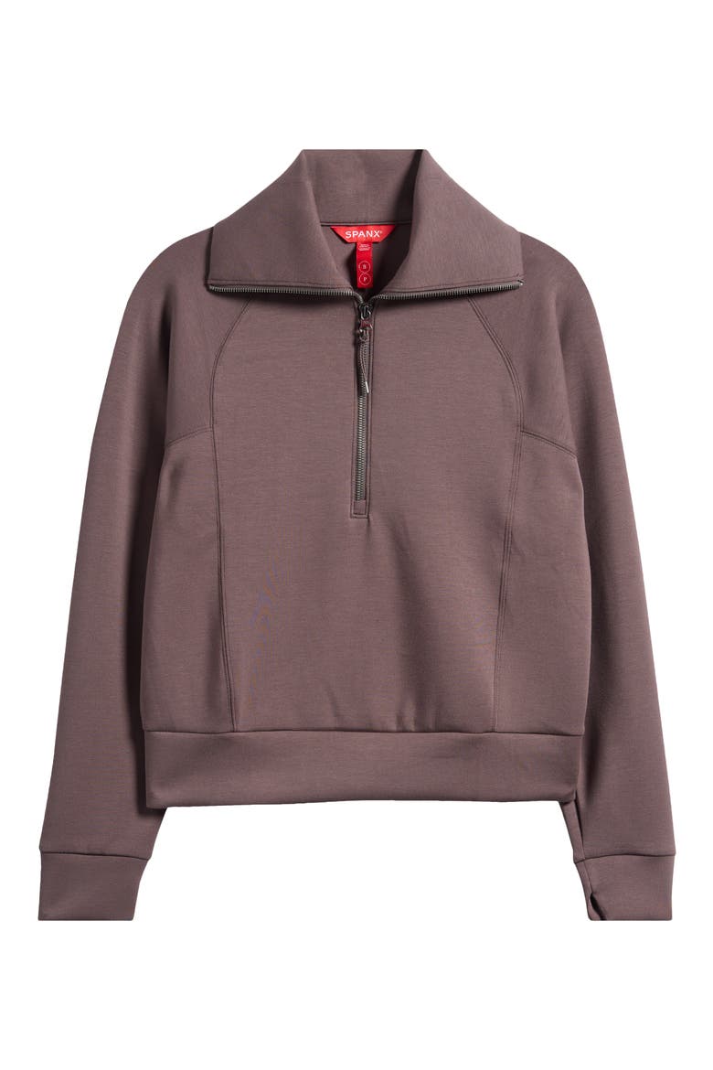 AirEssentials Half Zip Sweatshirt, Alternate, color, DARK CACAO
