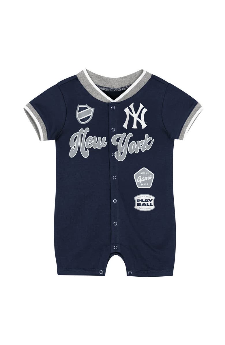 Outerstuff Newborn Outerstuff Navy New York Yankees Pinch Coverall, Alternate, color, Navy