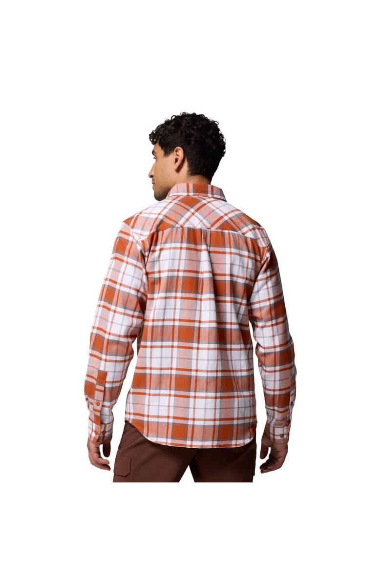 Columbia Men's Columbia  Texas Orange Texas Longhorns Flare Gun Omni-Wick Flannel Long Sleeve Button-Up Shirt, Alternate, color, Orange