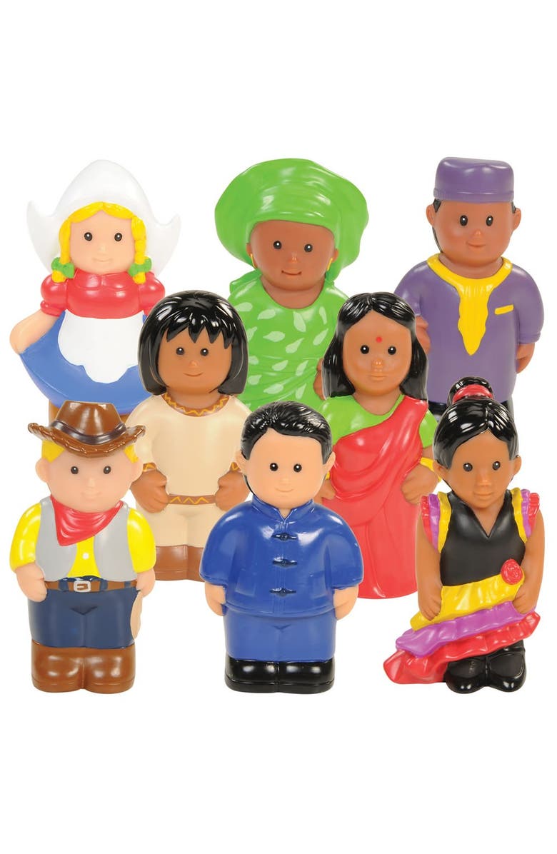 Kaplan Early Learning Company Around the World Dolls - Set of 8, Main, color, Multicolor