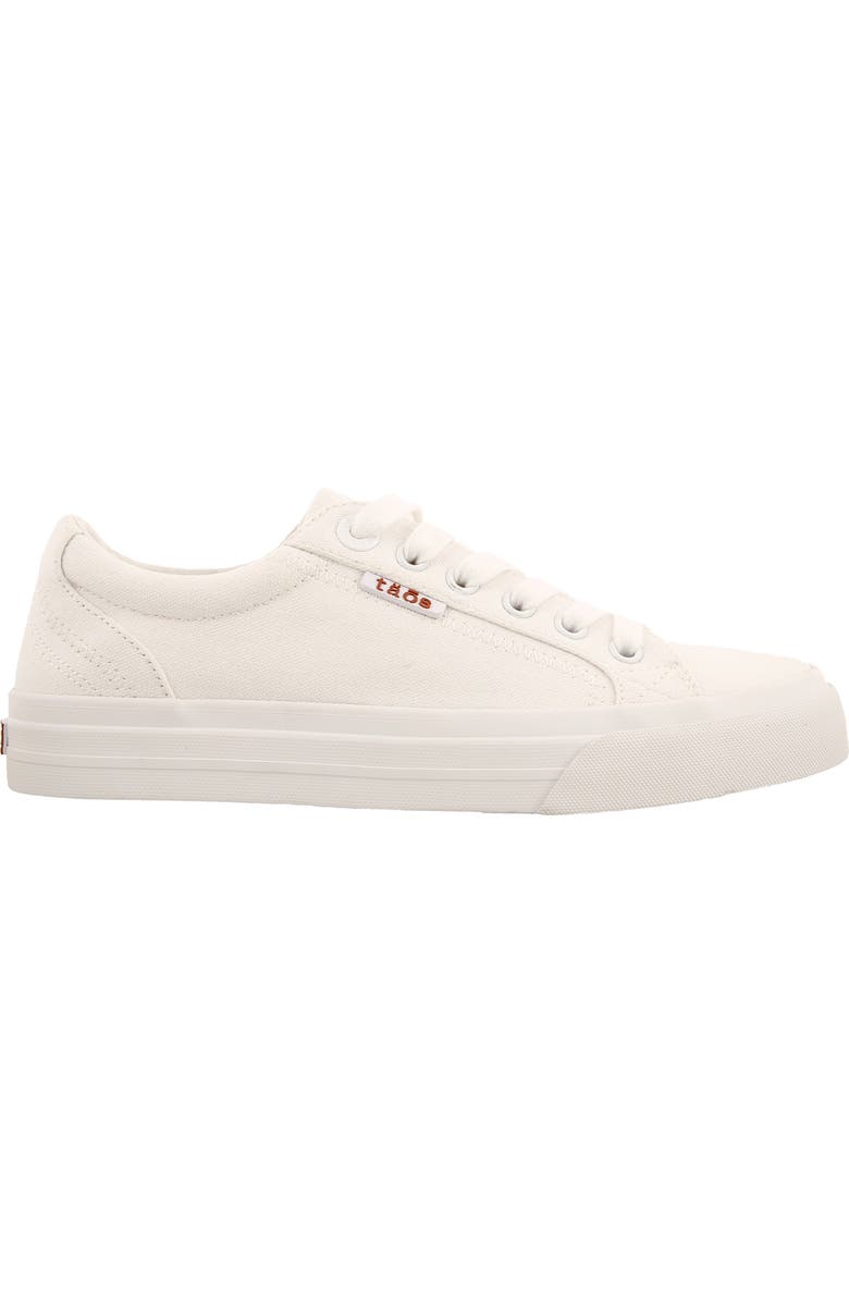 Taos Plim Soul Sneaker, Alternate, color, White Canvas