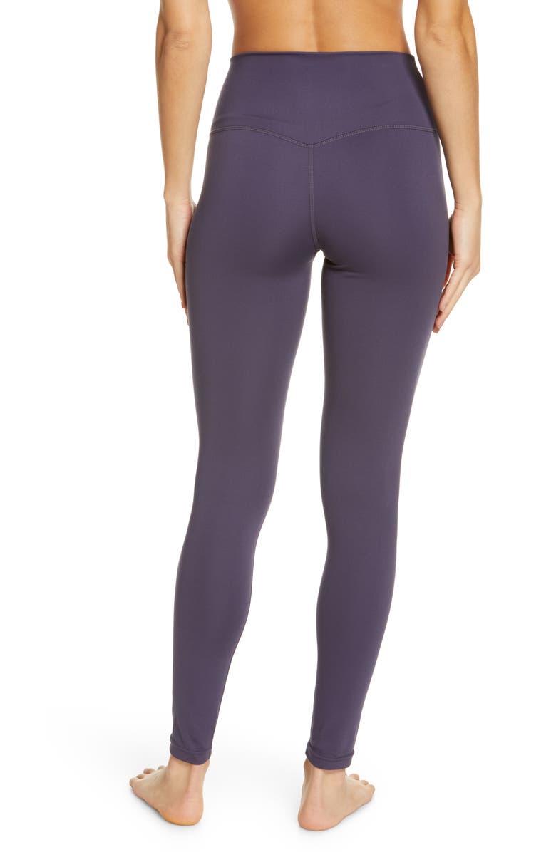 Zella Studio Lite High Waist Ankle Leggings, Alternate, color, 