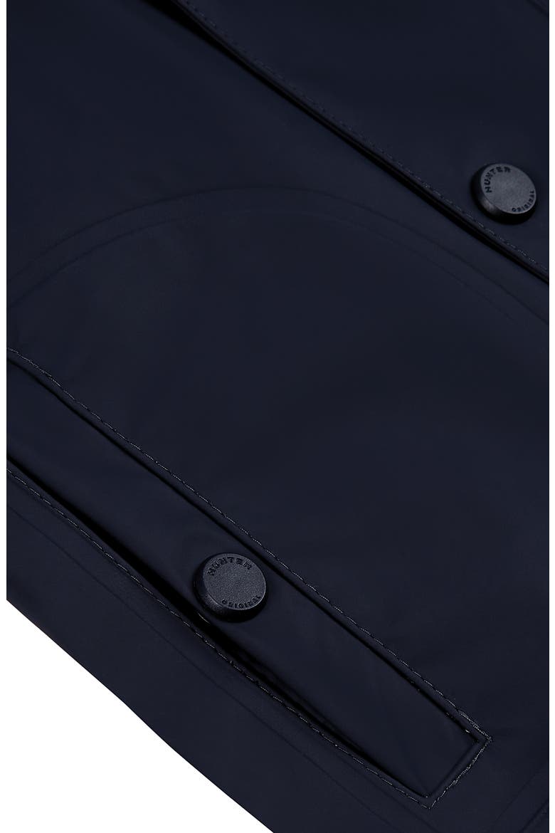 Original Rubberized Waterproof Hooded Raincoat, Alternate, color, NAVY
