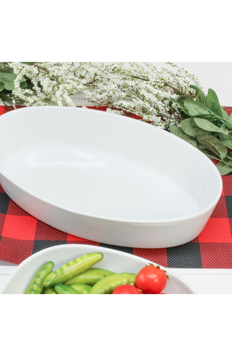 BIA Cordon Bleu Oslo Oval Baking Dish, Alternate, color, White