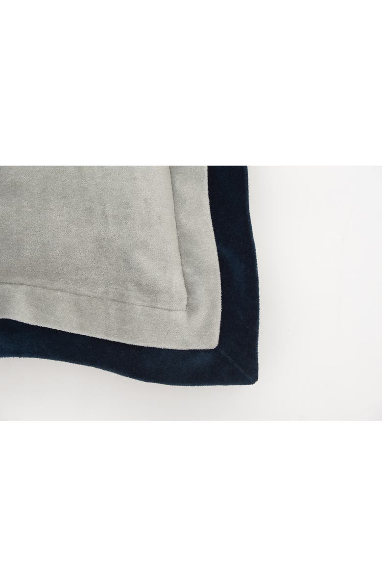 ELISABETH YORK Sancia Solid Silver Gray Throw Pillow, 20" x 20", Alternate, color, Silver