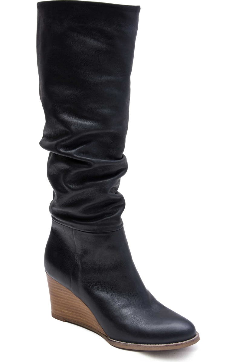 André Assous Saffi Slouch Wedge Boot, Main, color,