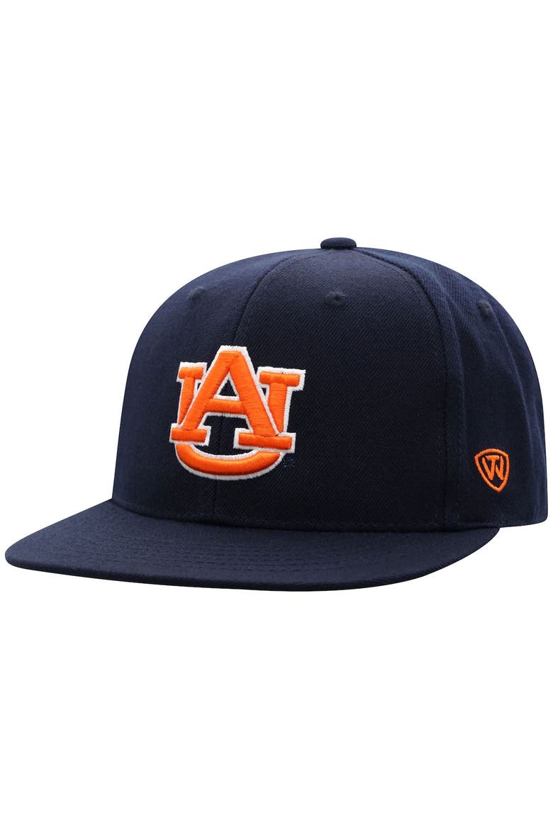 Men's Top of the World Navy Auburn Tigers Team Color Fitted Hat, Main, color, Navy