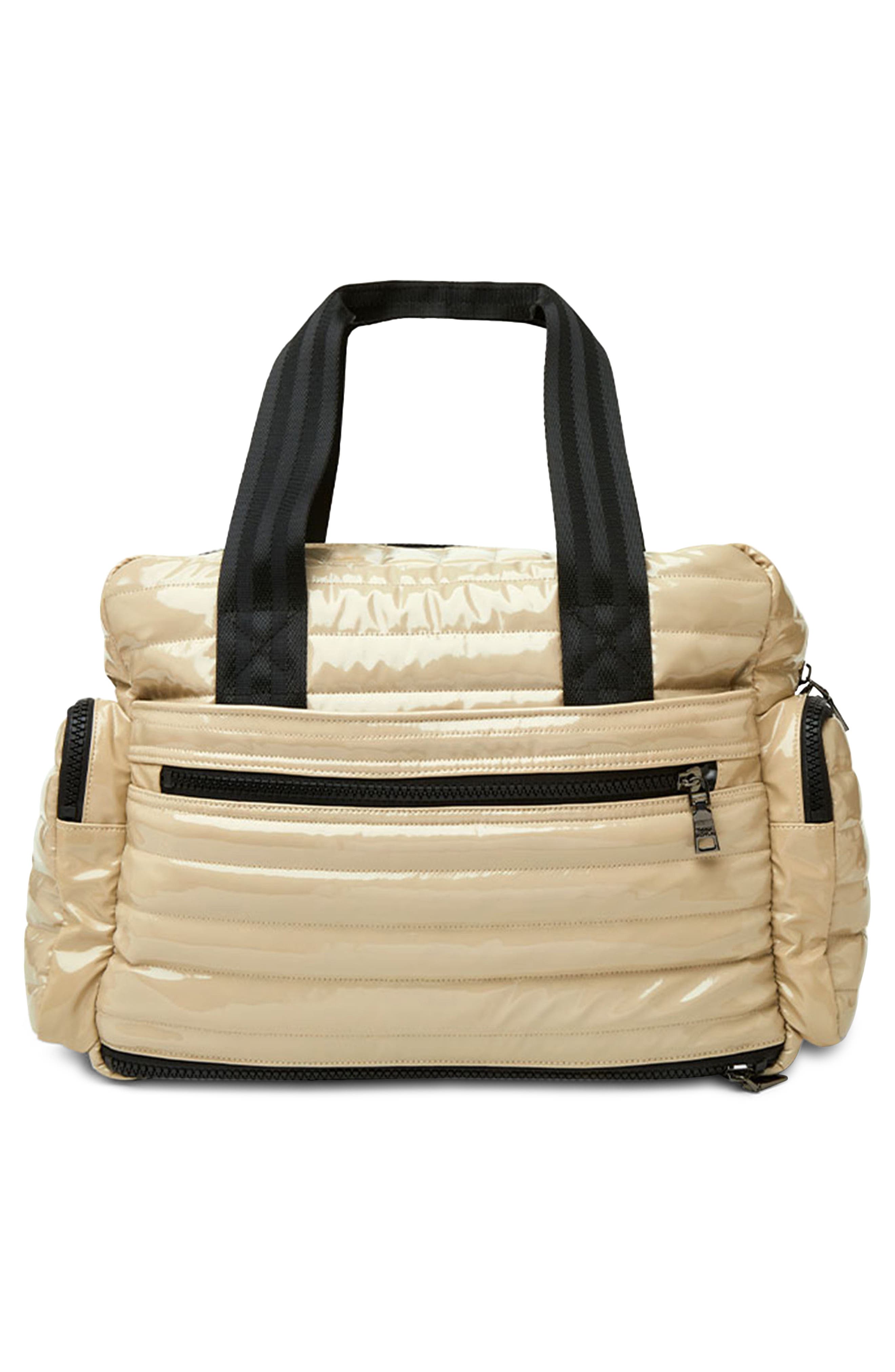 THINK ROYLN Voyager Travel Bag, Alternate, color, Blonde Patent