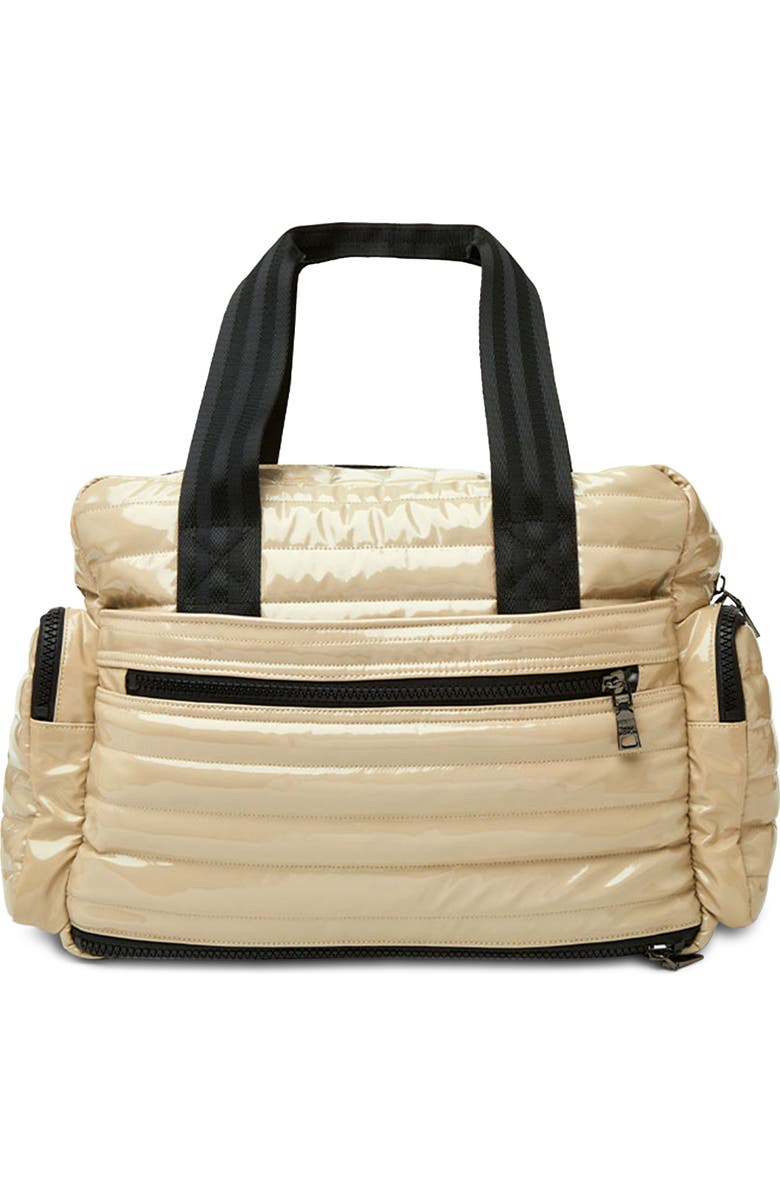 THINK ROYLN Voyager Travel Bag, Alternate, color, Blonde Patent