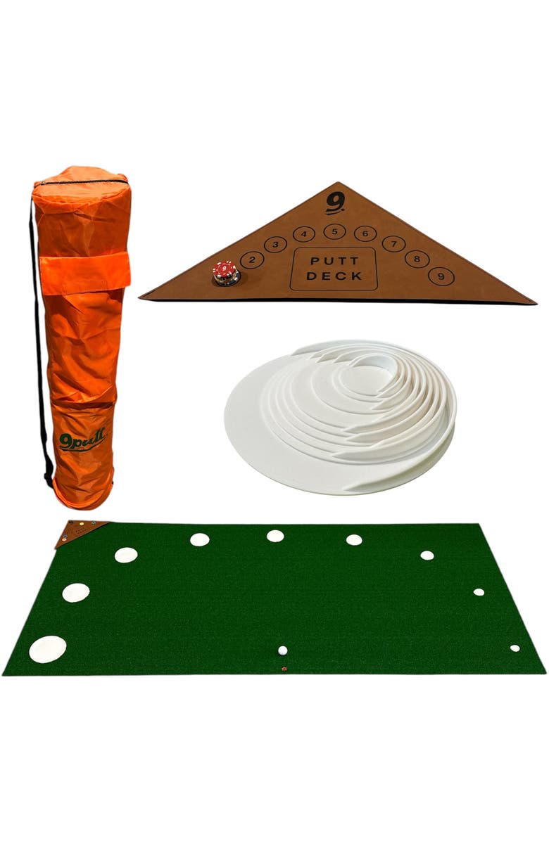 9Putt Golf Putting Mat 8X4 Feet, Alternate, color, Multicolored