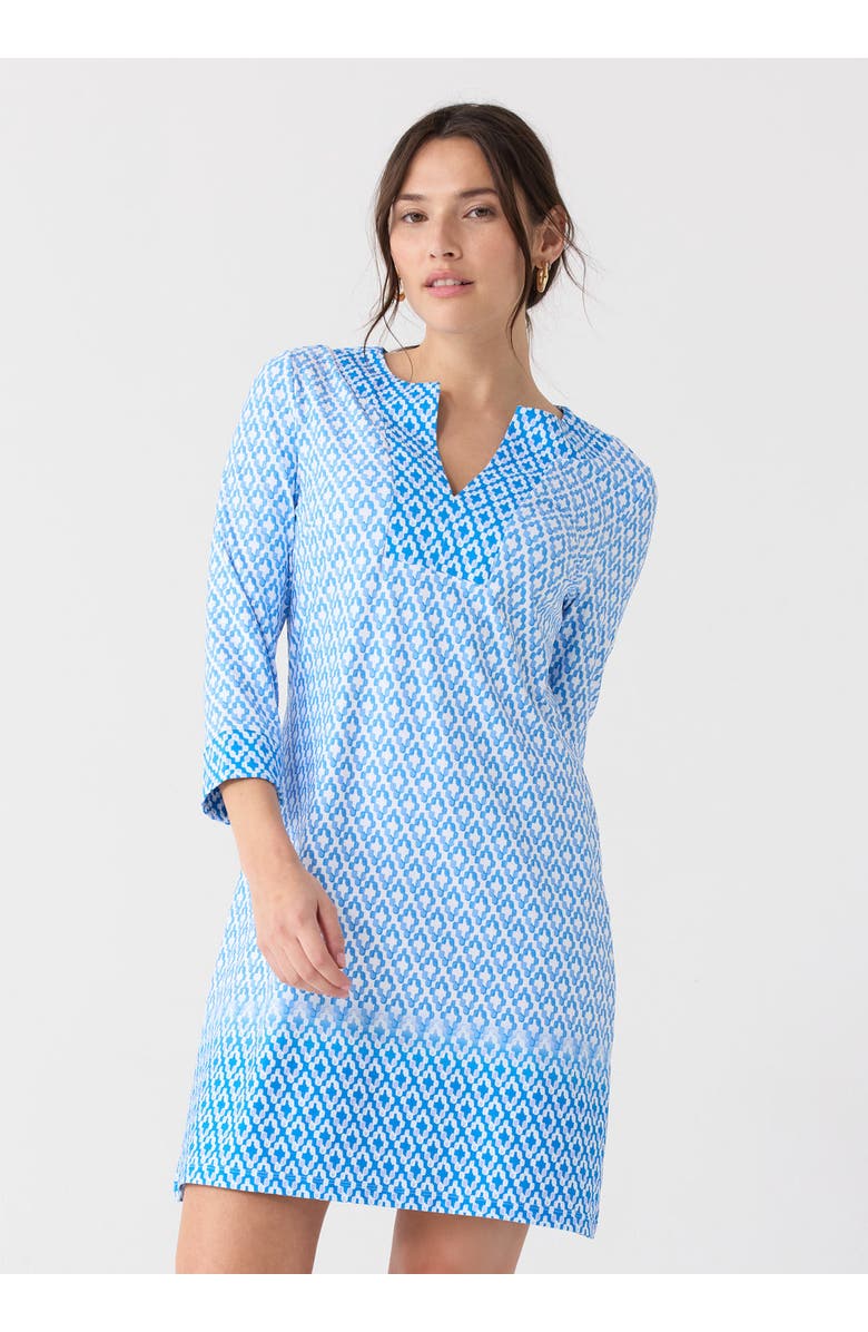 Cabana Life Tunic Dress, Main, color, Seaside