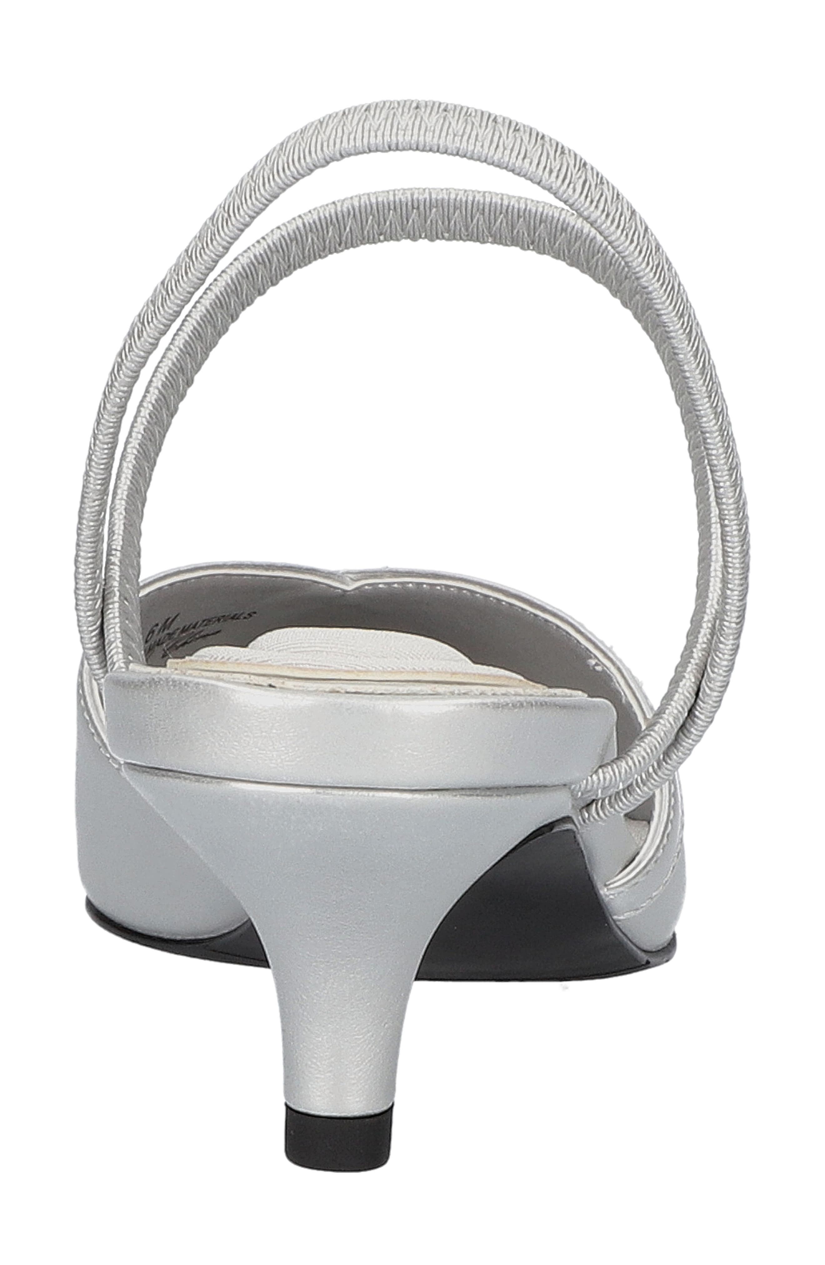 Uunna Slingback Pump, Alternate, color, SILVER