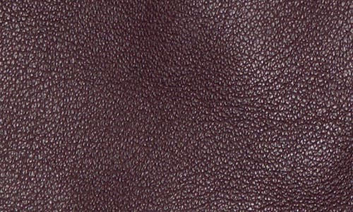 Cole Haan Leather Gloves In Burgundy