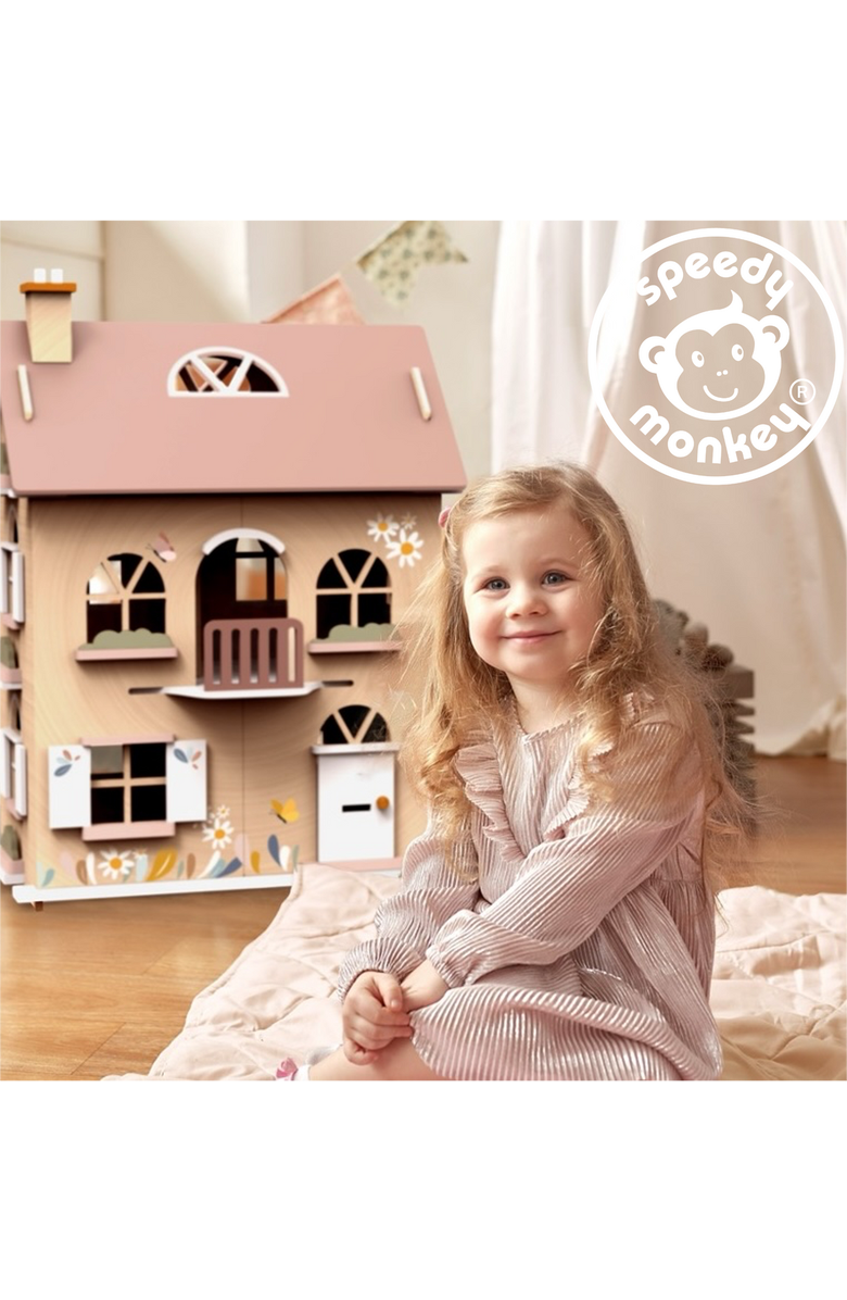 Speedy Monkey Doll House Kitchen set w/4 chairs incl. 1 character, Alternate, color, Multi