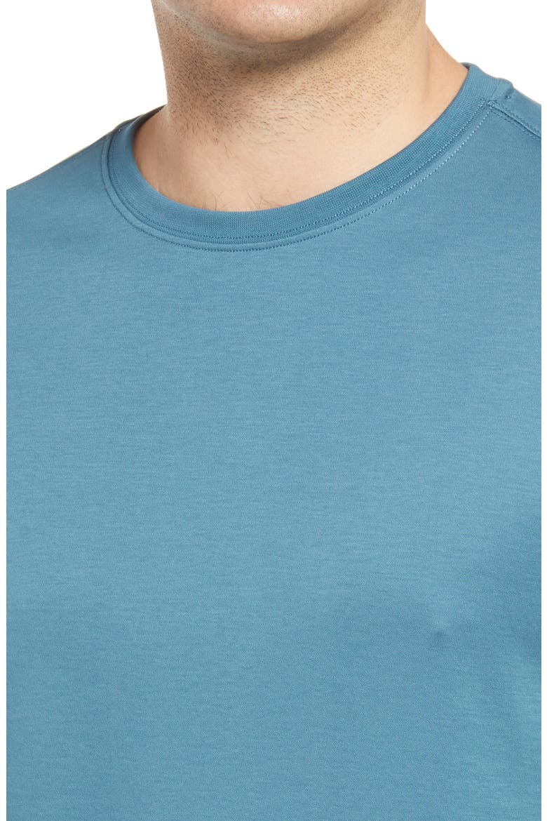 Georgia Pima Cotton T-Shirt, Alternate, color, BIJOU BLUE