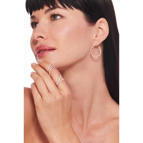 Graziela Mega Swirl Ring In Silver