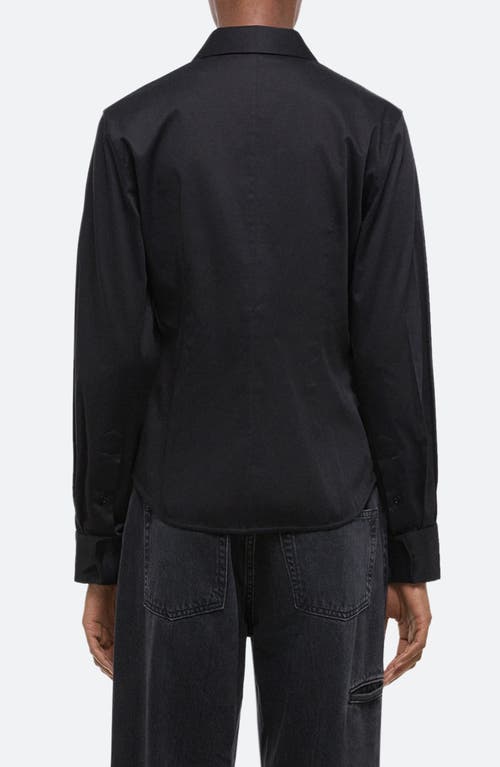 HELMUT LANG HELMUT LANG DARTED BUTTON-UP SHIRT