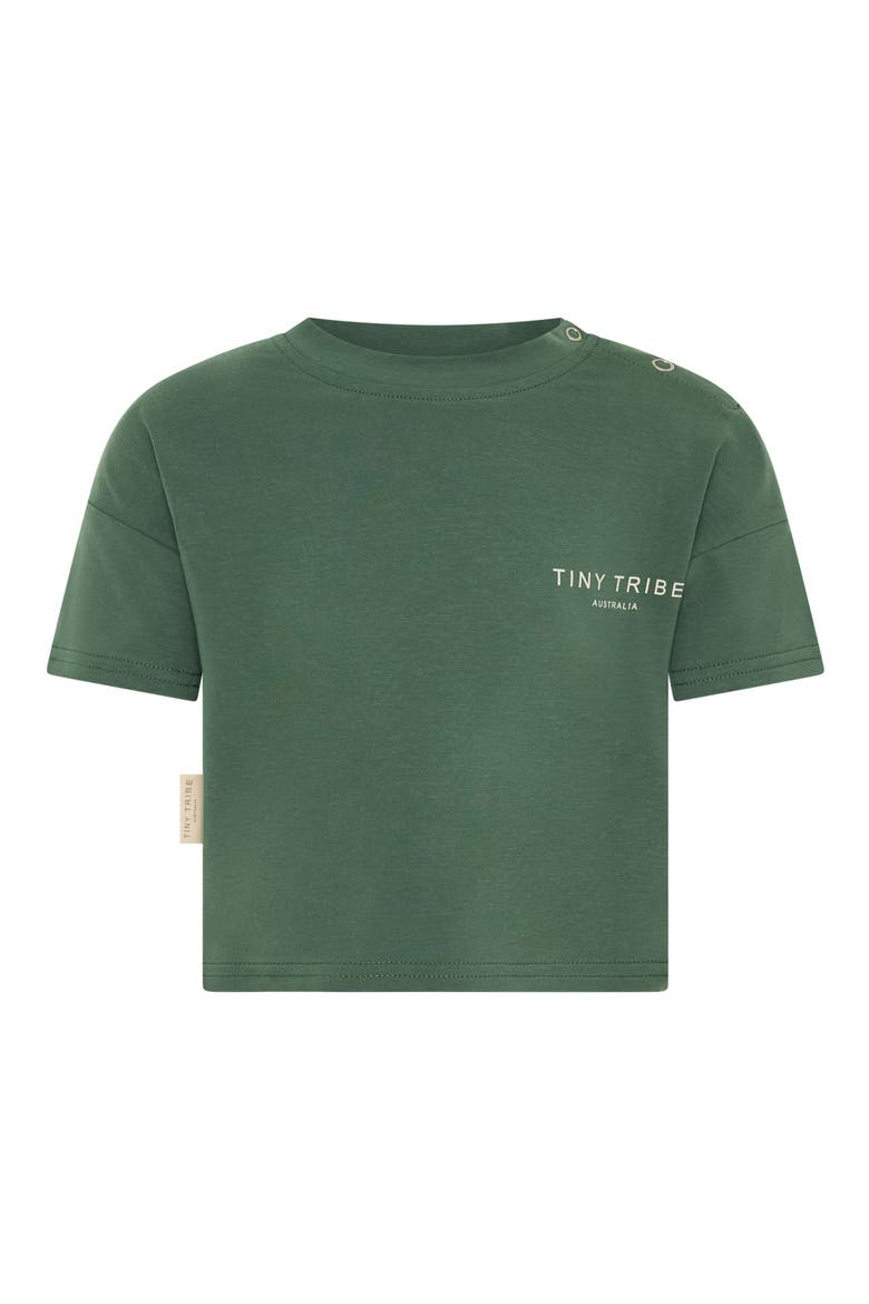 Core Stretch Cotton T-Shirt, Main, color, OLIVE