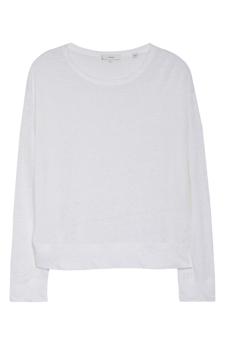 Vince Cotton Crewneck Top, Alternate, color,