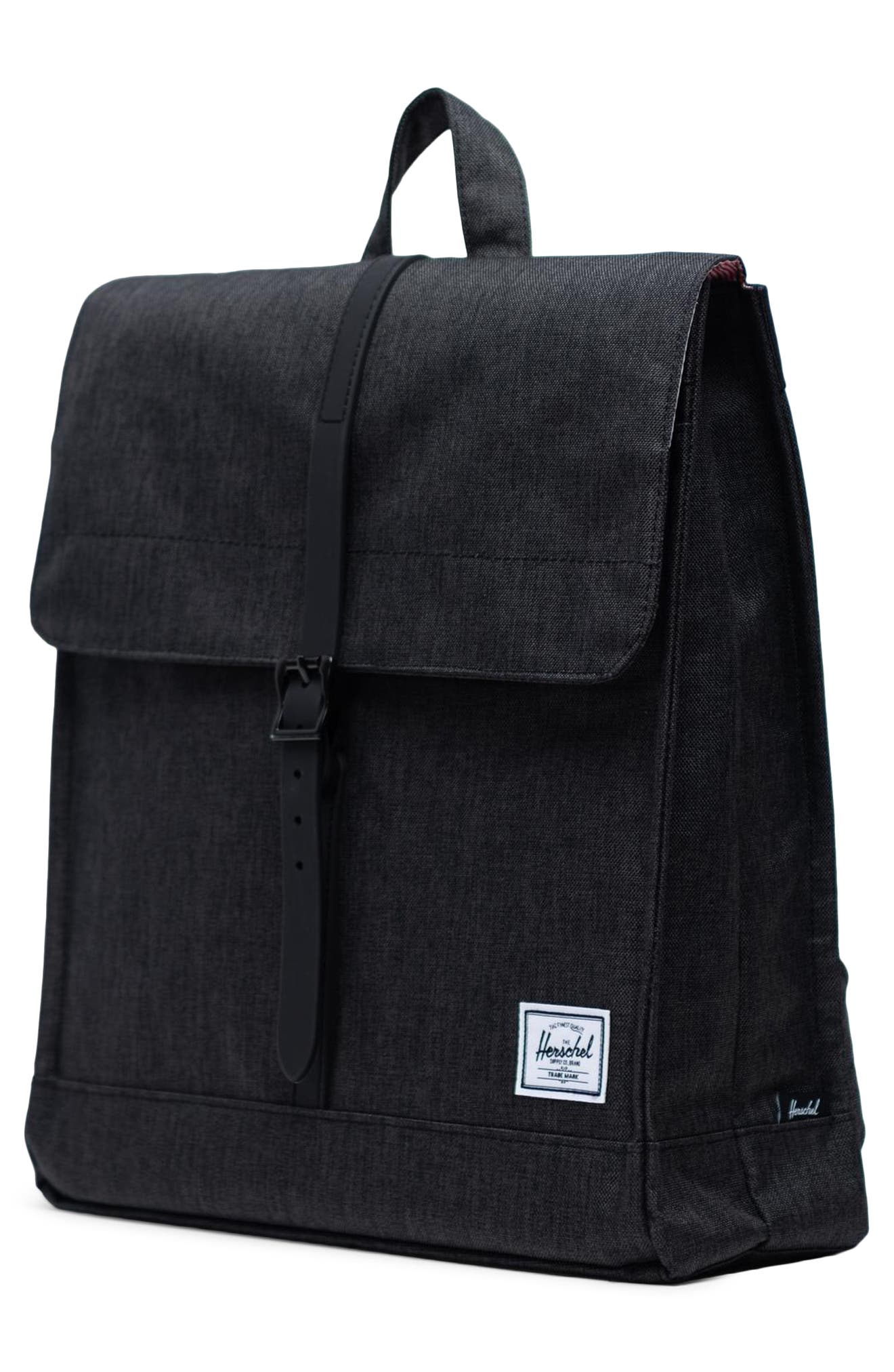 City Mid Volume Backpack, Alternate, color, BLACK CROSSHATCH/ BLACK