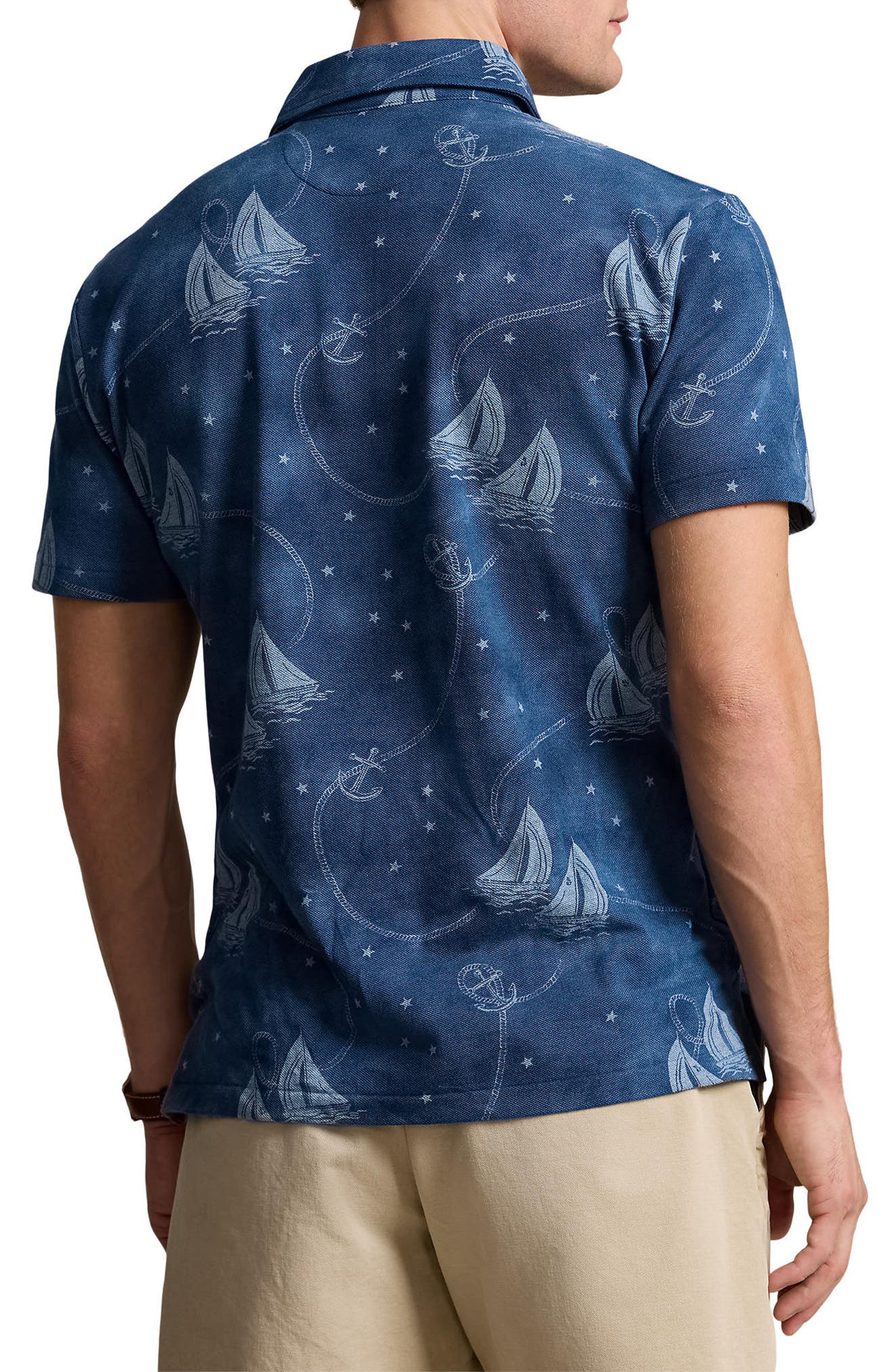 Yarn Dyed Mesh Polo - image 2