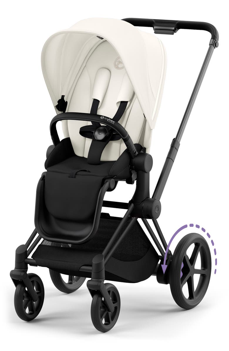 CYBEX e-PRIAM 2 Electronic Smart Stroller, Main, color, Off White