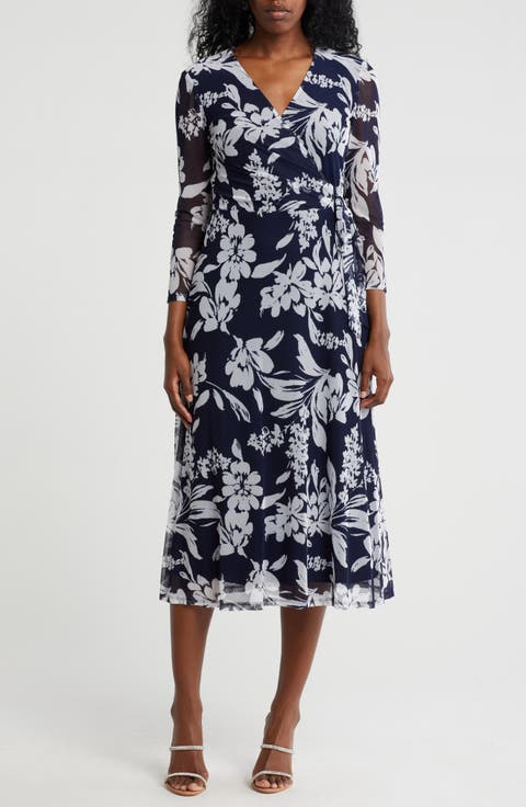 Floral Wrap Dress