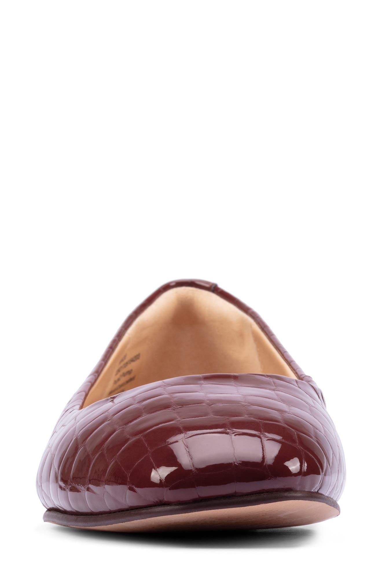 Pure2 Flat, Alternate, color, MERLOT PATENT LEATHER