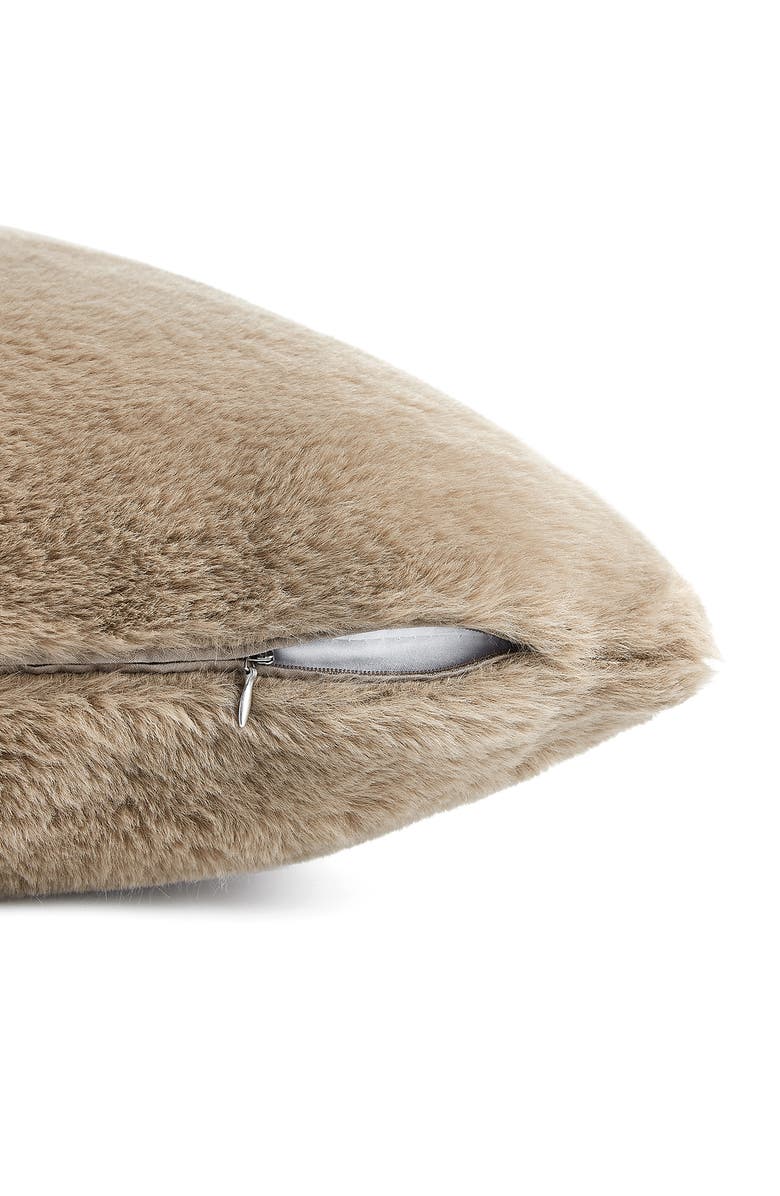 UGG<sup>®</sup> Lanai Faux Fur Accent Pillow, Alternate, color, Bluff