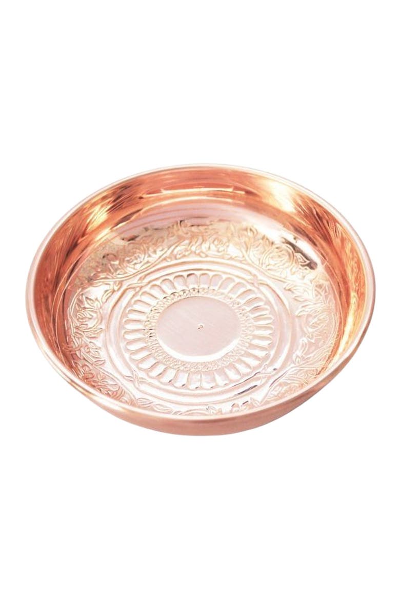 Vintage Inspired Copper Ring Dish Rosette, Main, color, Copper