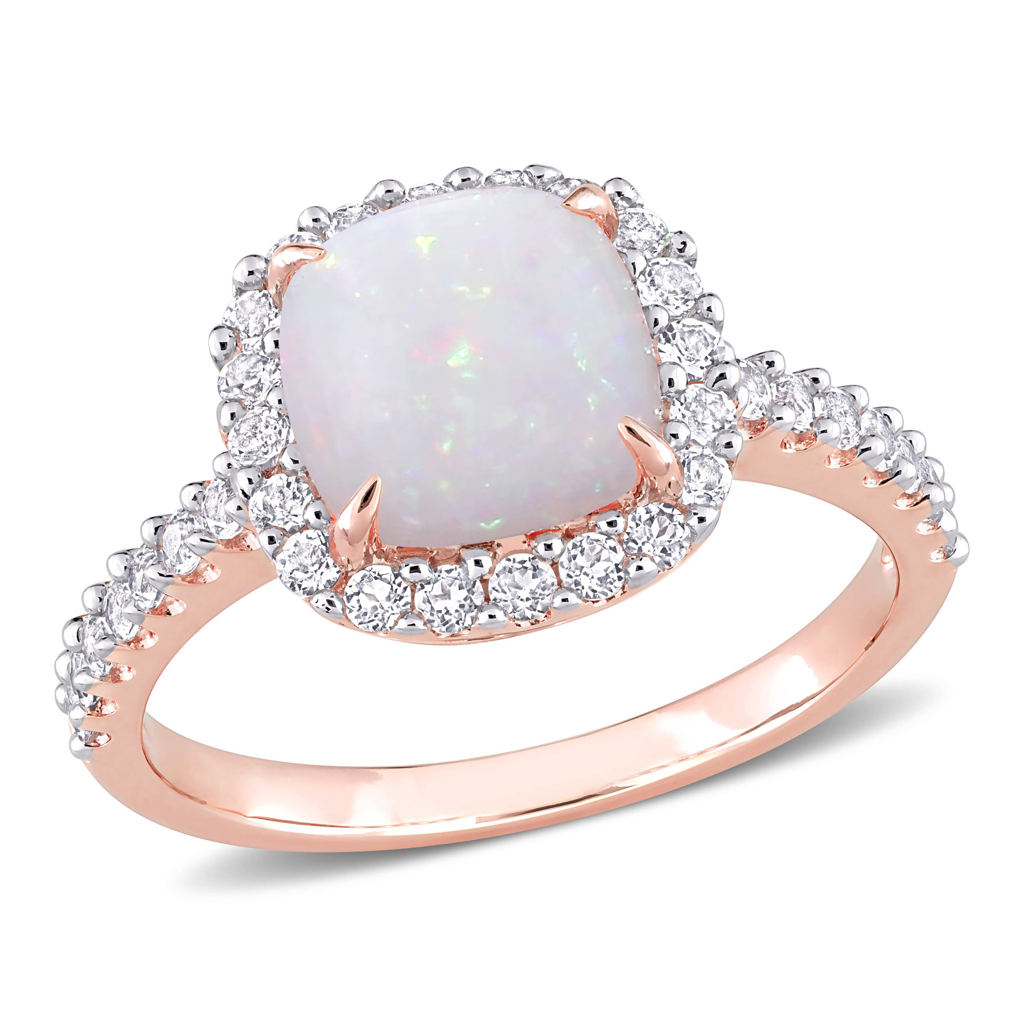 Opal/Rose-Plated