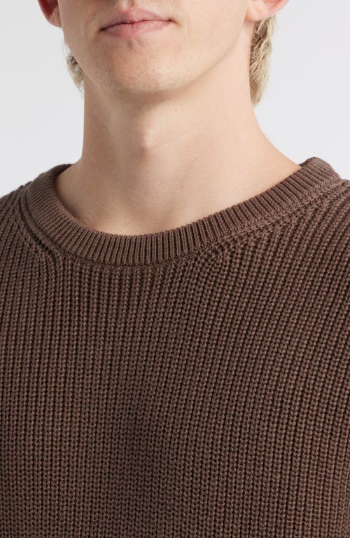 Alex Crane  Bay Organic Cotton Sweater In Brown